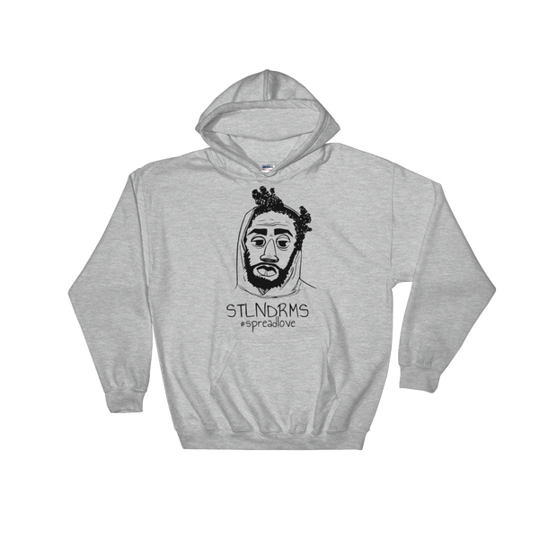 The STLNDRMS face hoodie